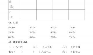 初一上册数学练习题